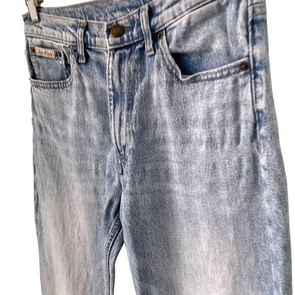 Calvin Klein Vintage Vibe Classic Blue Denim Original Straight Jeans in W26 - Picture 4 of 12